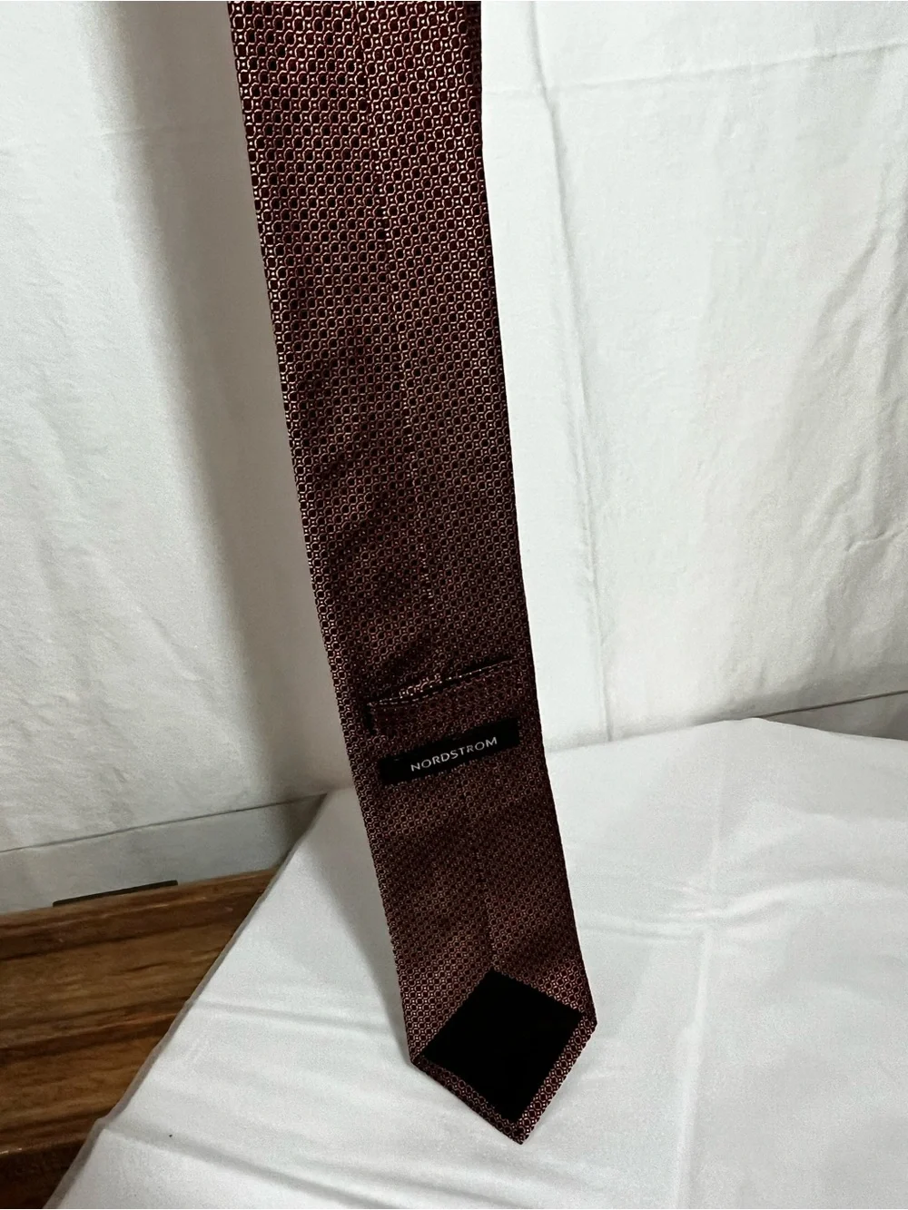 Nordstrom Men's Burgundy Micro-Pattern Tie